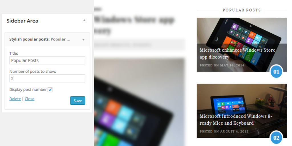 WordPress Plugin - stylish post
